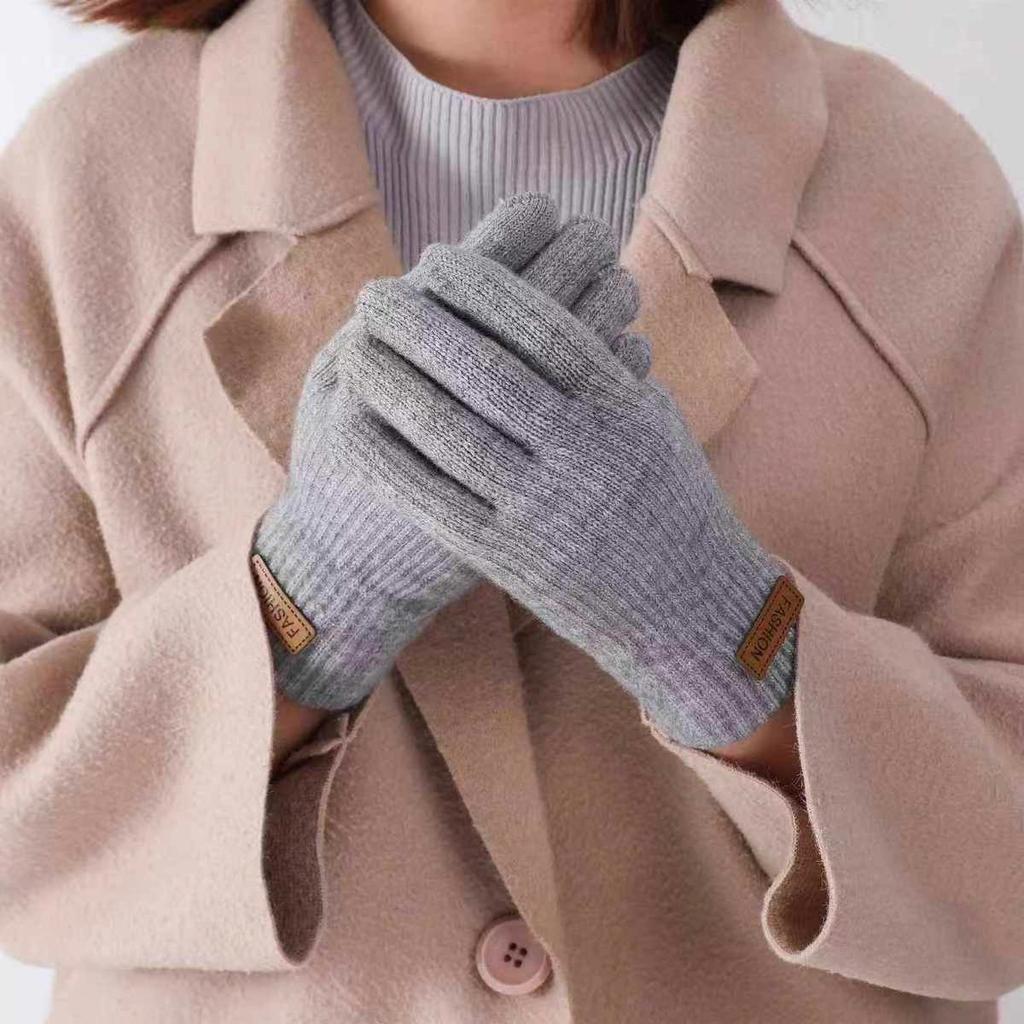 Unisex Winter Touchscreen-compatible Thermal Fleece-lined Thickened Cycling Gloves