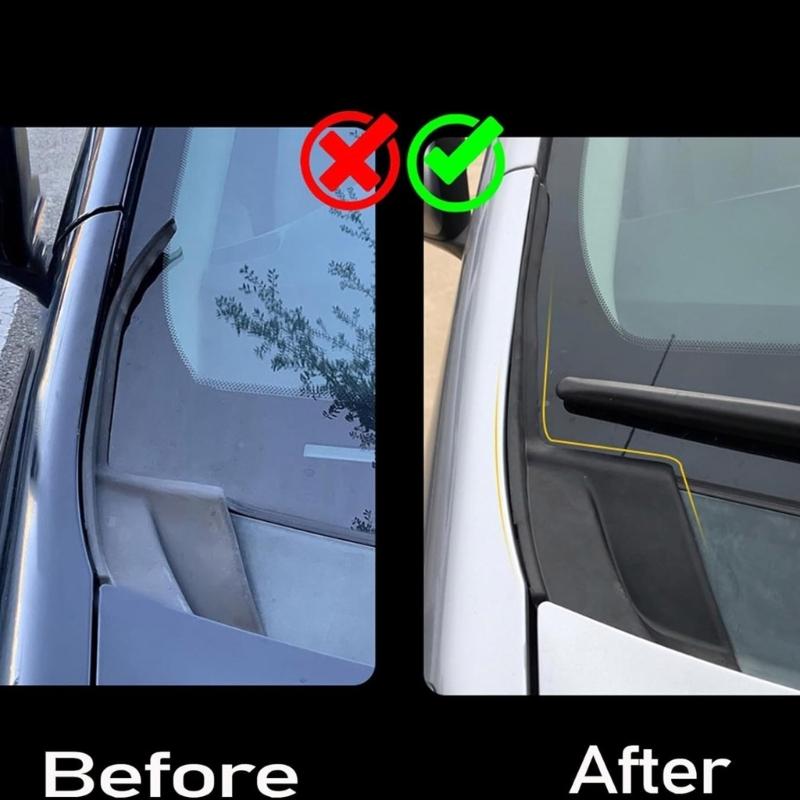 Vehicle Specific Front Windshield Wiper Side Cowl Covers Trim Suitable for 53866-08020 53867-08020 Left and Right 2pcs