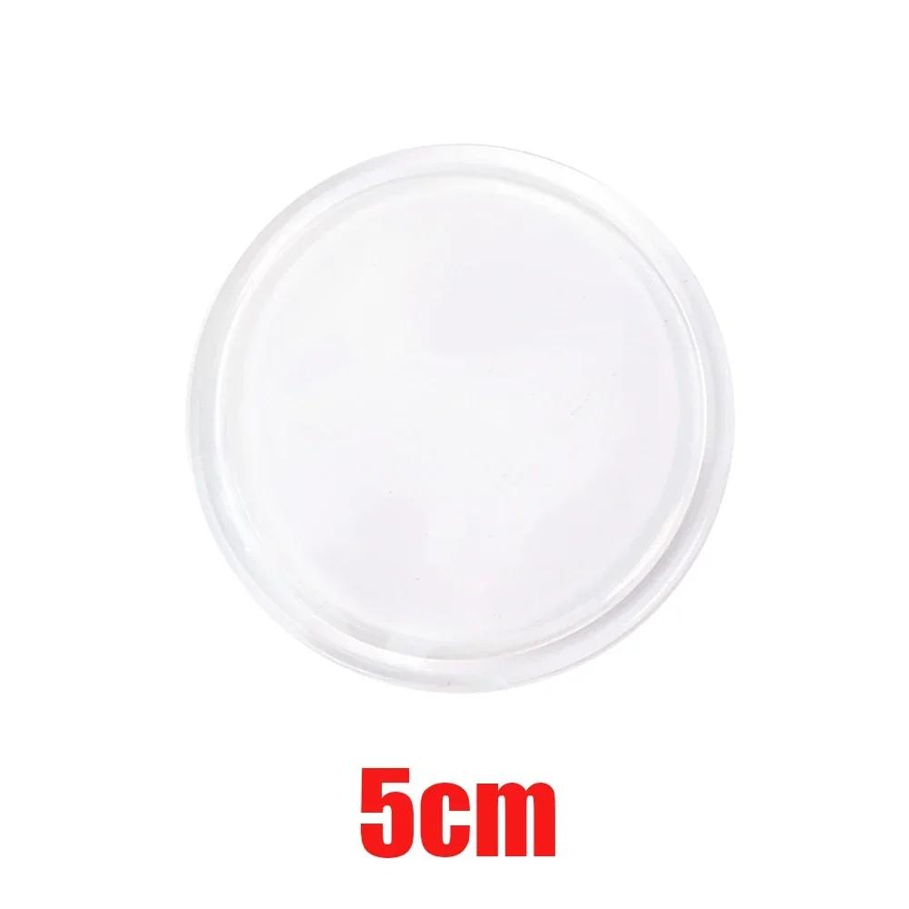 Car Anti Slip Pad 7/6/5/4cm Circular Magic PU Pad Universal Center Console Dashboard Phone Ornament Strongly Stick Anti-slip Mat