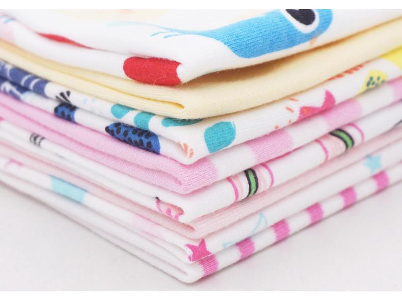 Momscare Cotton Baby Towels, 8-Pack: Small Square/Nursing/Drool Towels