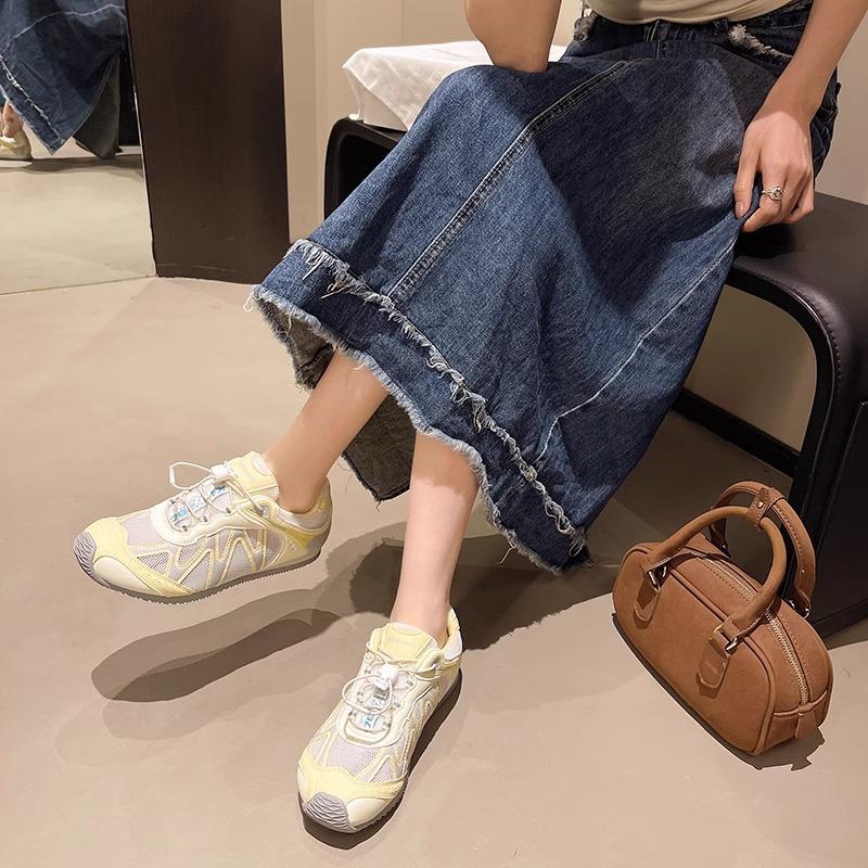 

Height-increasing women s spring and summer mesh breathable sneakers retro 40