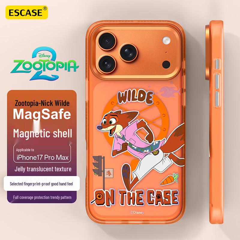 ESCASE Zootopia Ник Уайлд Магнитный чехол для iPhone 17 Pro Max