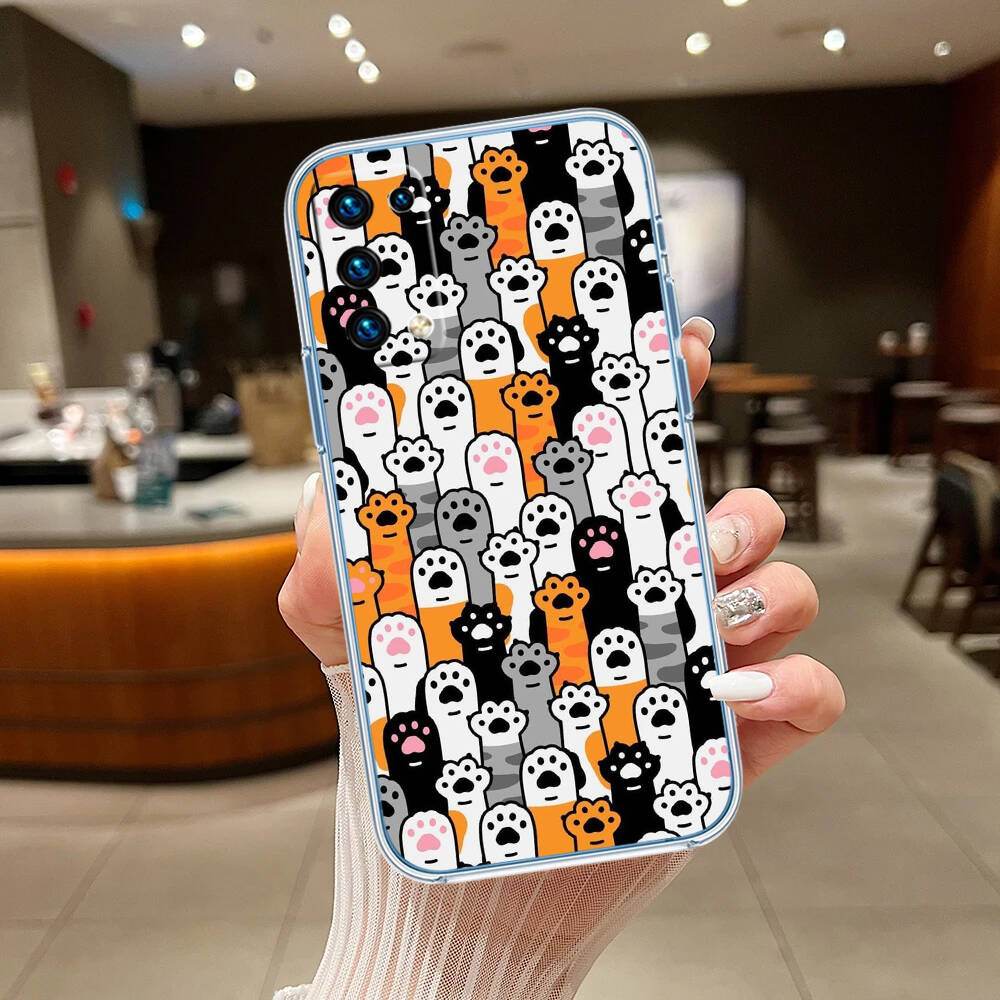 Cat Cartoon Case for Motorola G10 G20 G04 E30 E40 E22 E20 E13 E15 G22 G23 G05 G75 G35 G55 E22S E7 G6 G7 G8 G9 Plus Power Play