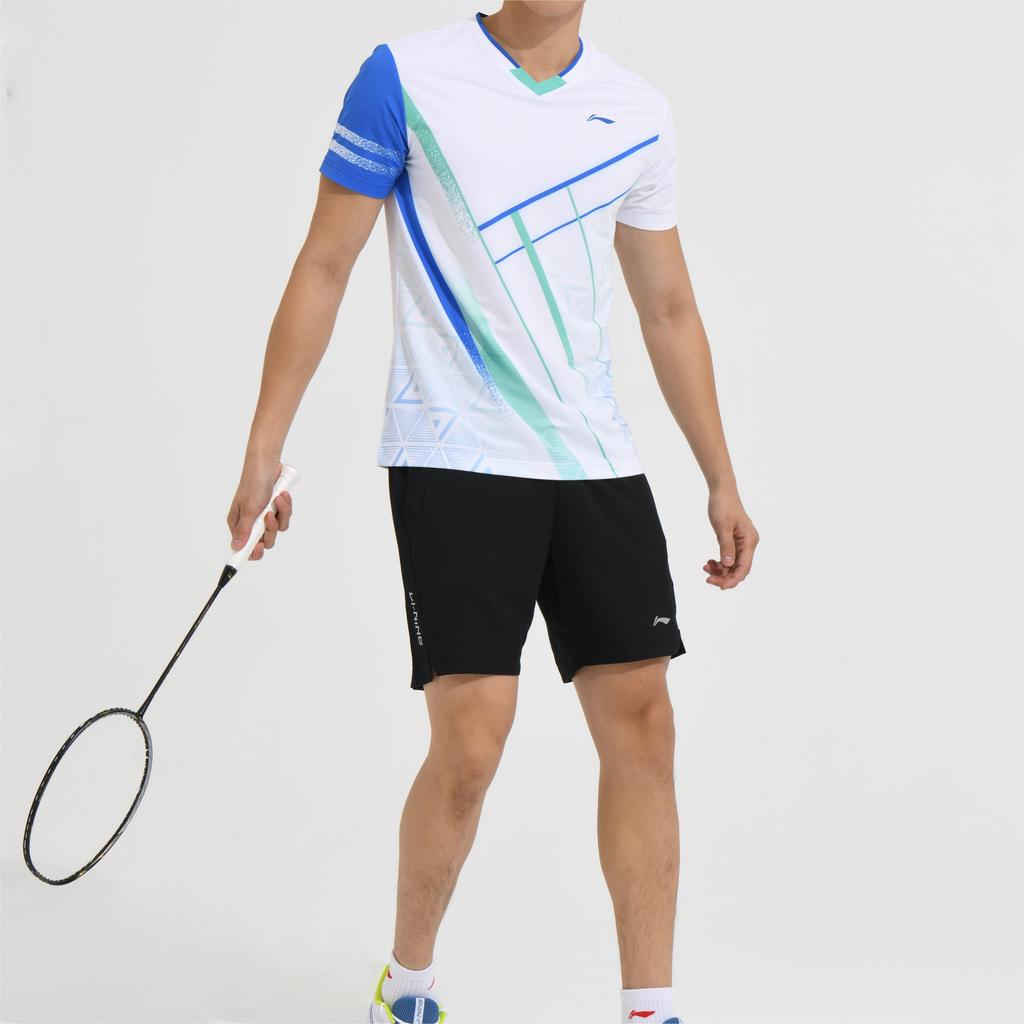 Li-Ning Breathable Quick-Dry Technology Sports Shorts Men Shorts Black AKSR471-1