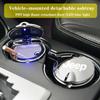 Portable Car LED Ashtray Universal Auto Ashtray Cigarette Ash Sticker For Jeep Renegade Wrangler Cherokee Compass Accessories AJX1