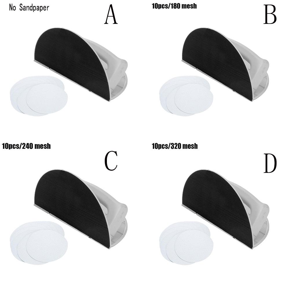 Semi-Round Angle Sander with Replaceable Sandpaper - Multi-Purpose Sanding Tool for drywall surfaces,Ergonomic Non-Slip Handle