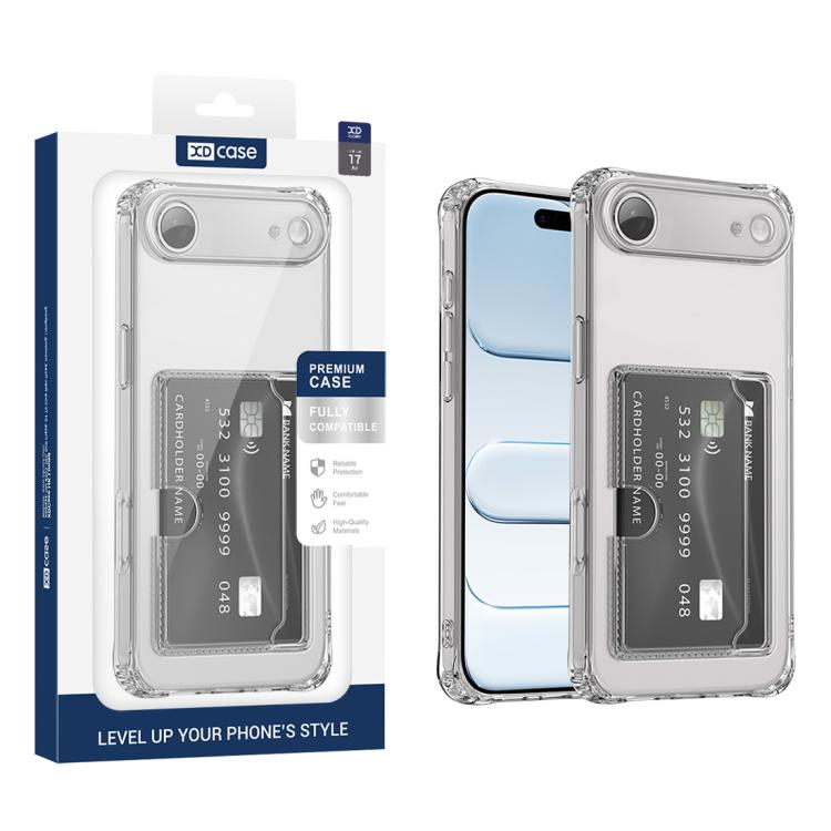 

XDcase Clear TPU Card Slot Precision Hole Phone Case For iPhone Air прозрачный