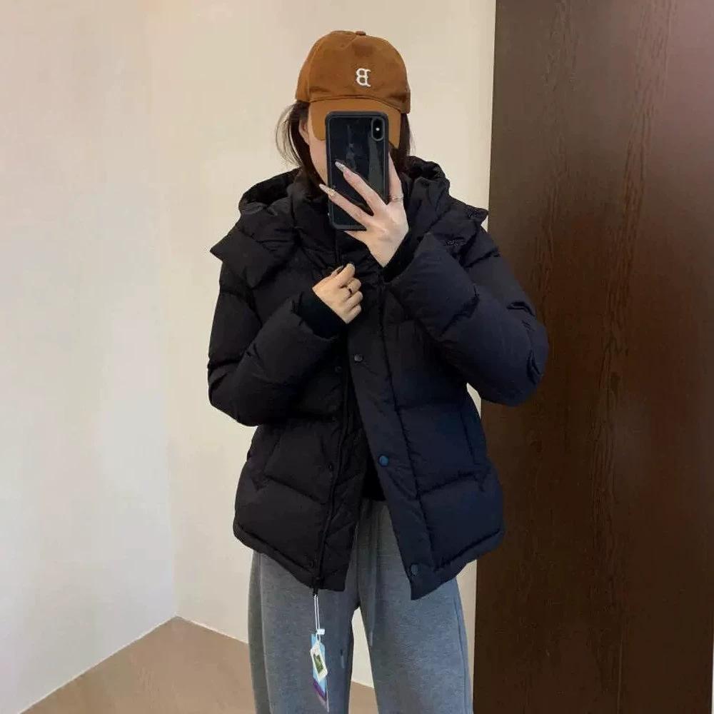 Lu series down cotton-padded clothes for women's winter new hooded loose bread clothes thickened warm cotton-padded jacket