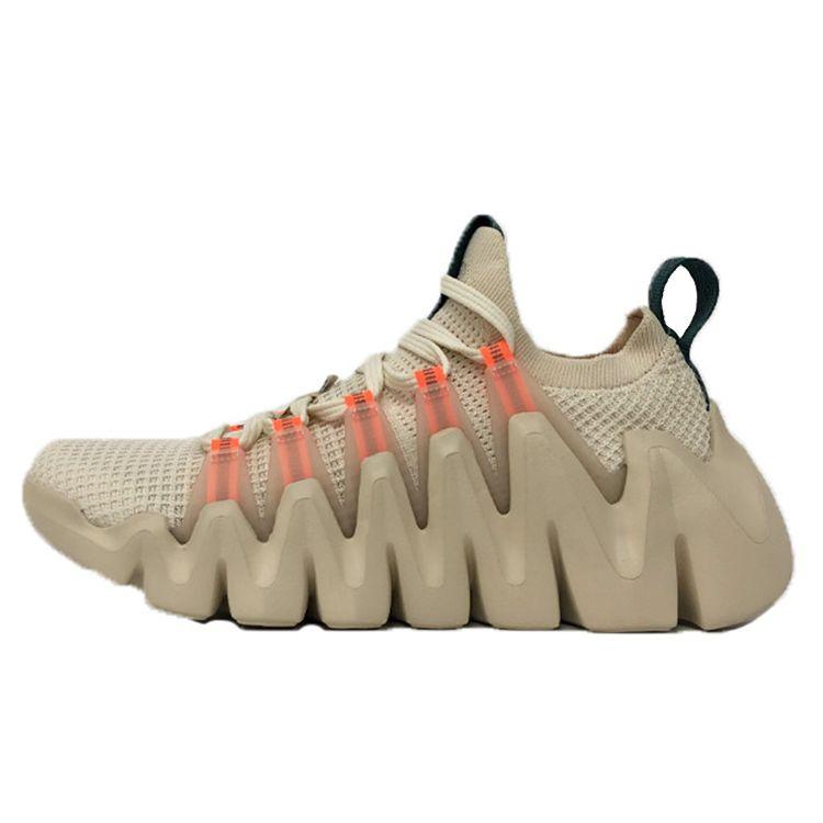 

Кроссовки Li Ning Crazy Run Flex прочные дышащие низкие женские кроссовки Swan-White ARKQ008-3