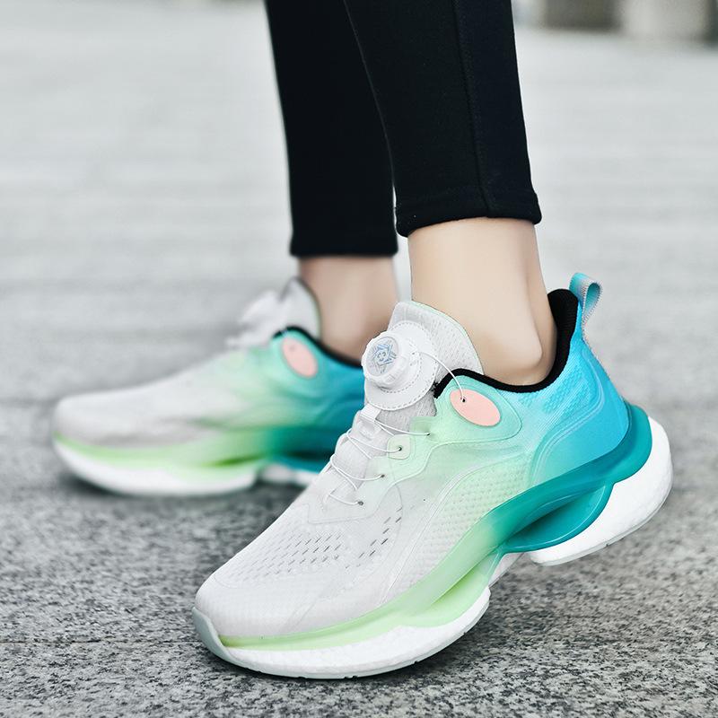 Sneakers Ice Silk Mesh Breathable Jogging Shoes Fashion Trend Casual Couple Tide Real Popcorn Men's Shoes