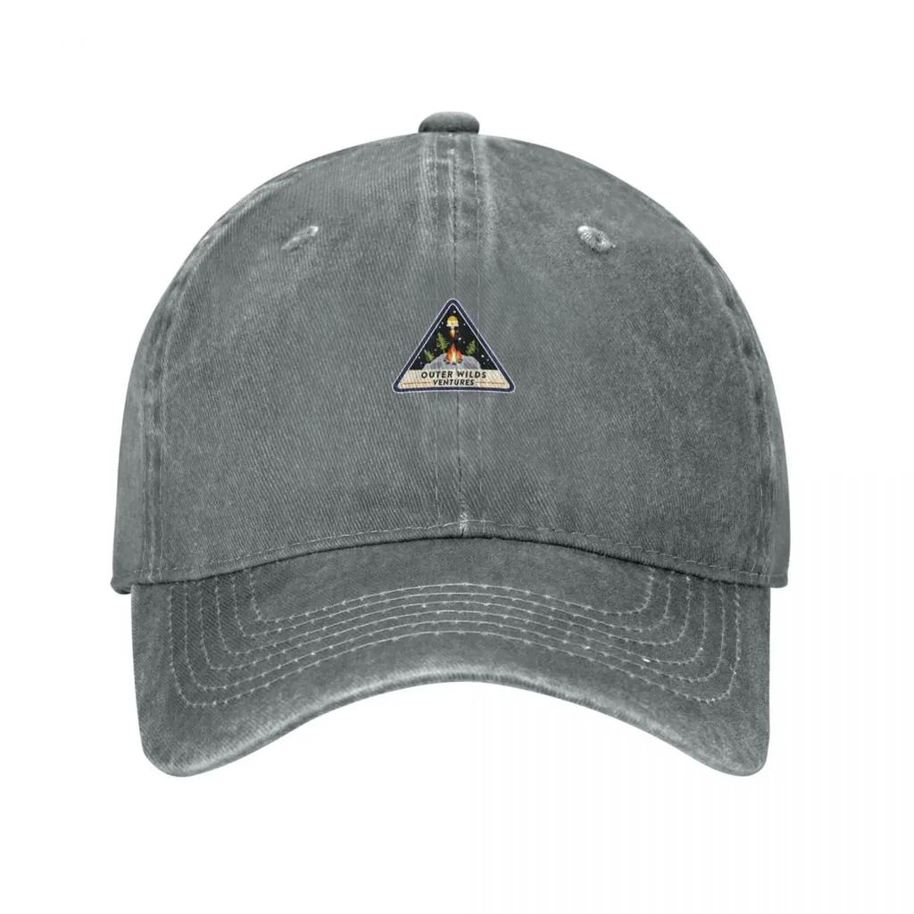 Outer Wilds Ventures Logo Klassische Baseballkappe Kapuzenmützen im Angebot Sommerhut Streetwear Für Mädchen Unisex
