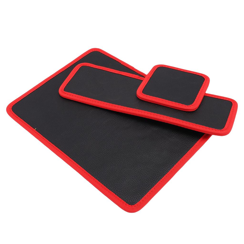 3 Pezzi Tappetino Magnetico per Attrezzi Flessibile Pieghevole Forte Tappetino Magnetico per Pezzi di Ricambio per Garage Officina Riparazione Auto