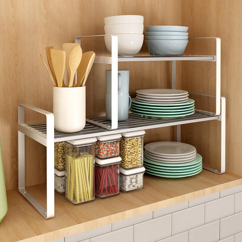 2-Tier Pull-Out Kitchen Cabinet Organizer