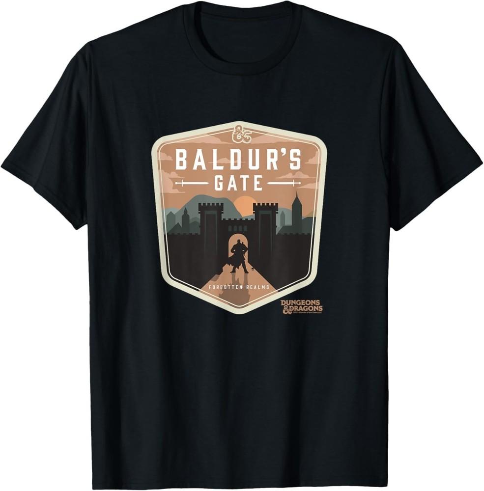Футболка с логотипом Dungeons and Dragons Baldur s Gate Forgotten Realms L