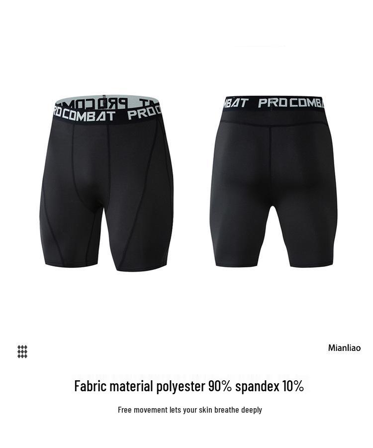 In-Stock Quick-Dry Anti-Chafe Compression Boxer Briefs for Fitness