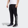 Adidas Woven Deco Logo Print Training Running Casual Pants Men Bottoms Black GM4428