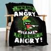 Warner (34) Customize Your Name Blanket Cozy Personalized Blanket Soft & Cozy Great for Bedding Picnics Nap Living Room Four Seasons Multipurpose