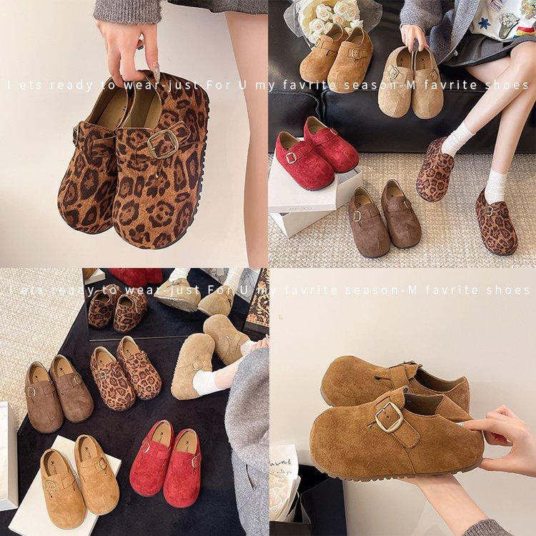[Ushilai] 2025 autumn new kapibara platform heightening boken shoes women's fashion round head casual shoes