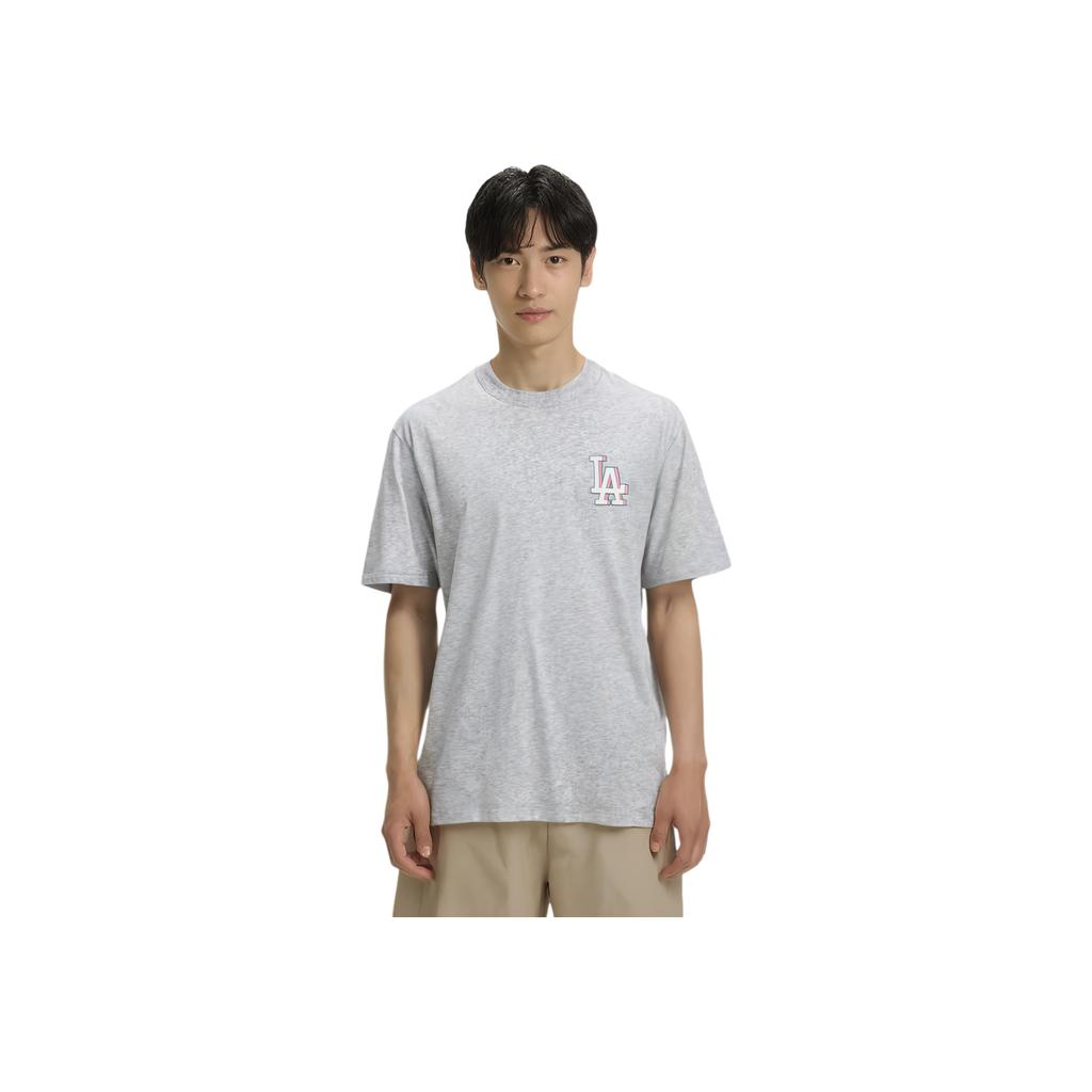 New MLB T Shirt Unisex Light Heather Gray 3ATSX0643-07MGL