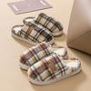 Home cotton slippers men's velvet warm cotton mop winter new non-slip silent wool slippers couple shoes