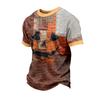 Men's Short Sleeve Halloween Print T-Shirt Casual Fashion Top