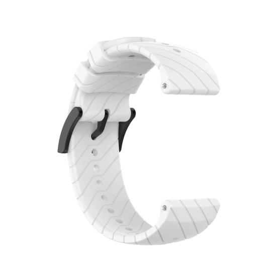 24mm Náhradní silikonový univerzální řemínek k hodinkám pro chytré hodinky Suunto 9