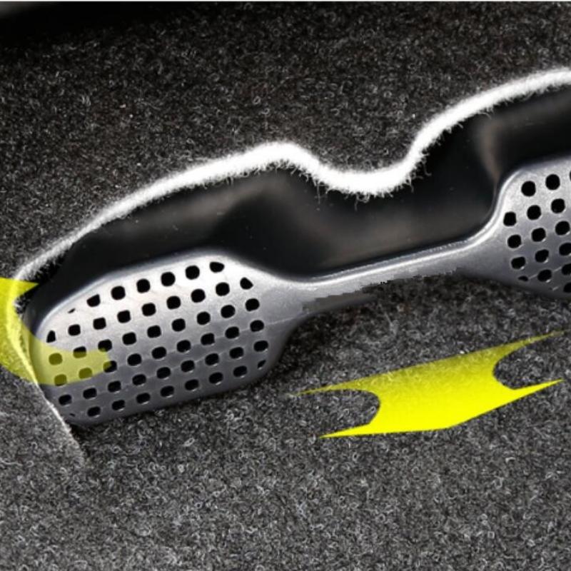 2 Stück Auto Luftauslassabdeckung für Mitsubishi Outlander 2013-2025 Rücksitz Klimaanlage Kanal Lüftungsgitter Schutz Zubehör