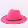 Popular European and American classic simple flat-brimmed top hat men's and women's fashionable and elegant versatile jazz hat top hat
