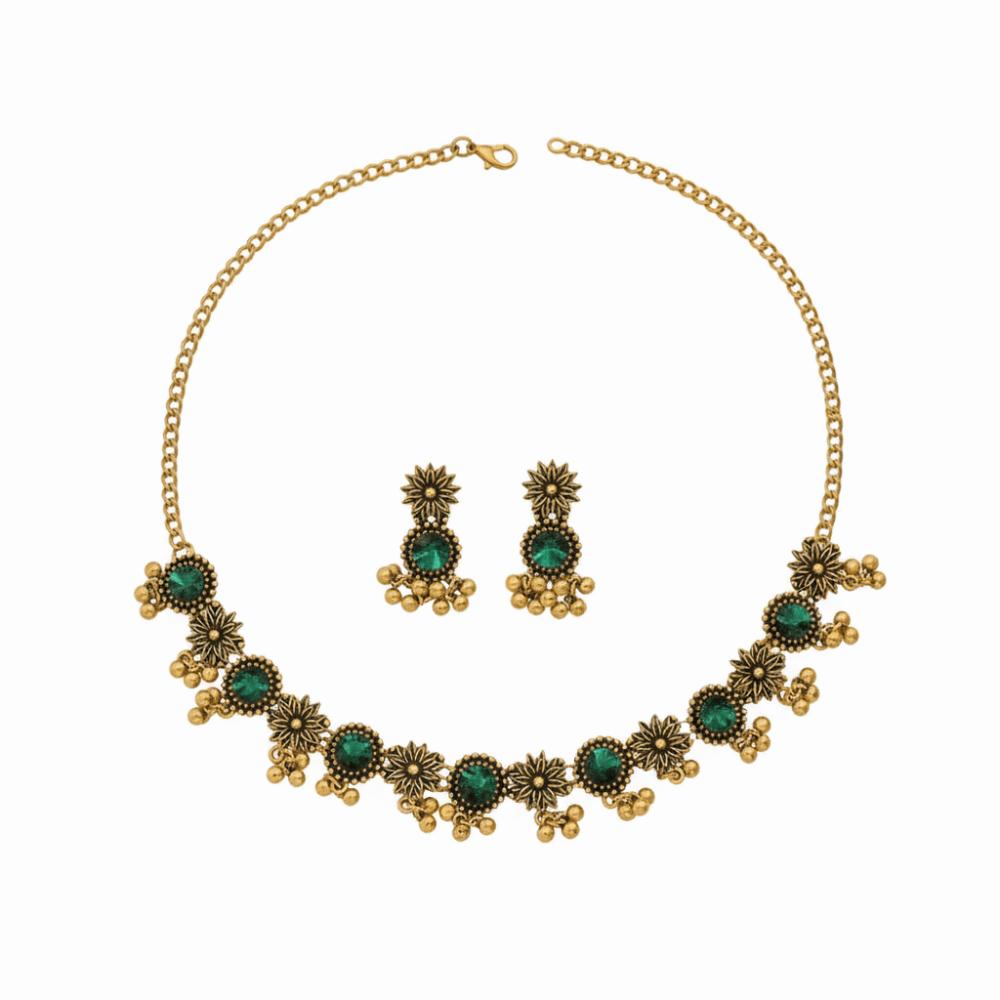 Rhinestone Necklace Earrings Set Pendant Women Jewelry Set Elegant Tassel Jewelry Set  Wedding