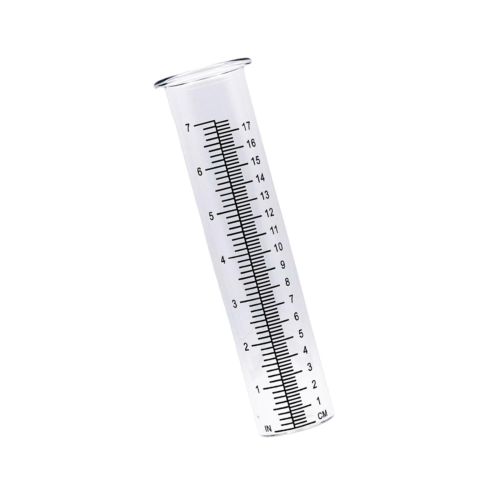 

Модернизированный уличный дождемер с крупными цифрами и эффектом голубой воды для удобства считывания показаний и установки A