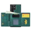 DG.MING M6 Series For Samsung Galaxy S25 Ultra Case Magnetic Wallet PU+PC+TPU Phone Cover