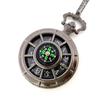 In Stock Compass Pocket Watch Necklace - Popular Pendant Watch