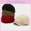 Men Women Autumn Winter Eightsided Cap With Sun Protection For Casual Fashion
