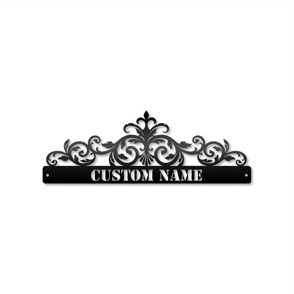 

Metal Wall Art Football Club Black Hollow Design Home Outdoor Decor Housewarming Gift