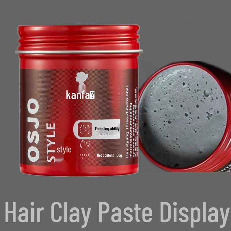 KANFA Kangfa Men s Matte Hair Clay - Fresh Scent, Long-lasting, Fluffy Styling Wax