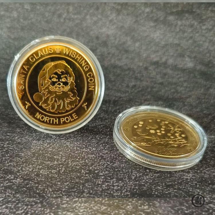 Souvenir Coin Merry Christmas Commemorative Coins Collection Metal Crafts