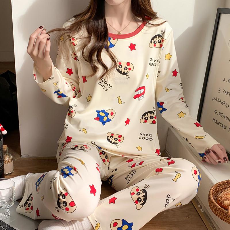 Spring Autumn Maternity Pajamas - Breastfeeding & Postpartum Nursing Homewear Set