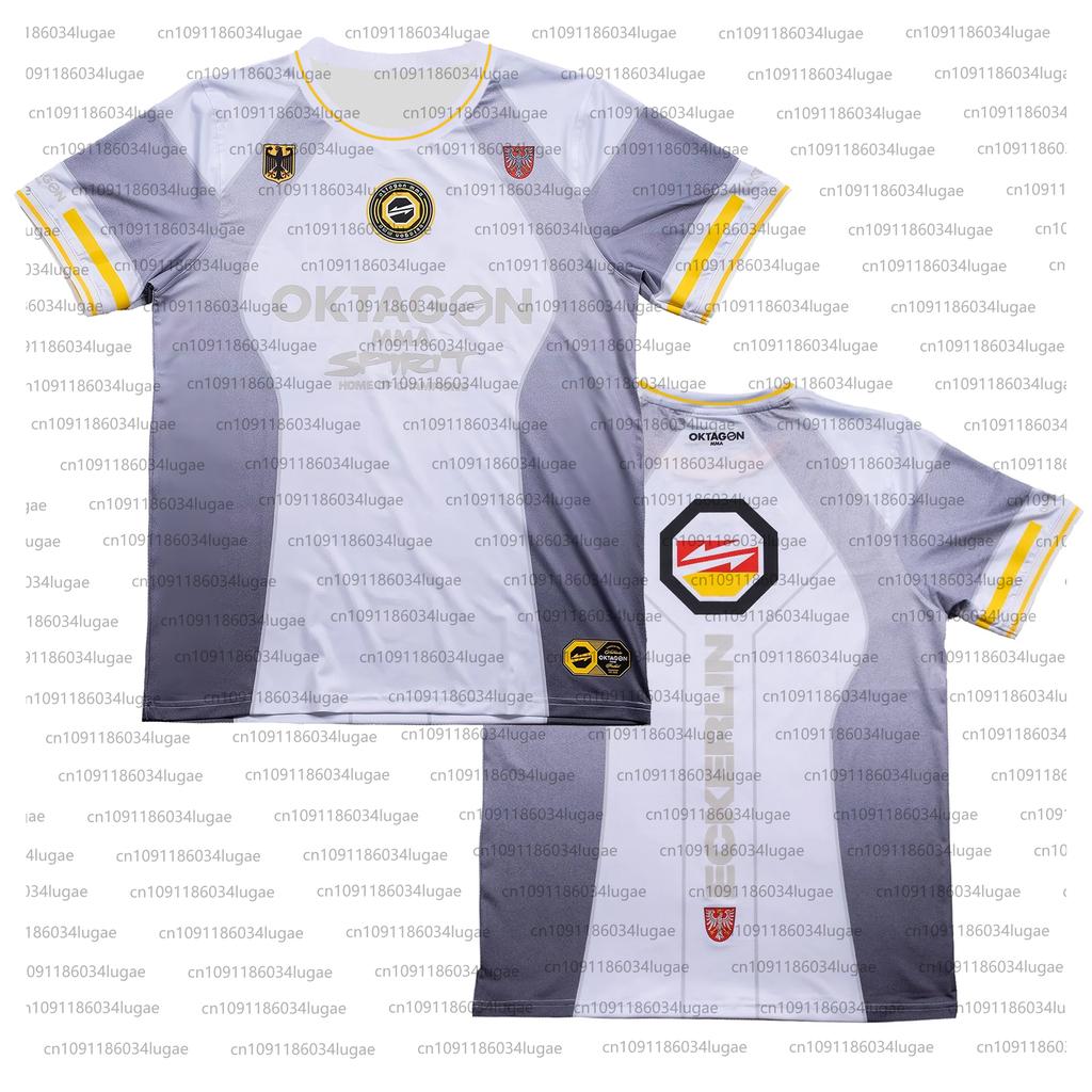 2025 Summer Print OKTAGON Fighting Fighter Fans Uniform Men Women Breathable Round Neck Short Sleeve Man Casual T-shirt Jersey
