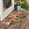Grains Spices Peppers Pattern Floor Mat Room Mats Washable Non-Slip Living Room Sofa Chairs Area Mat Kitchen Alfombra