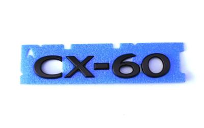 Μαύρο ματ έμβλημα ονόματος αυτοκινήτου CX-60 (Σειρά KH)