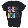 Sie ist Mama Religiös Christlich Gott Muttertag Unisex Shirt Geschenk