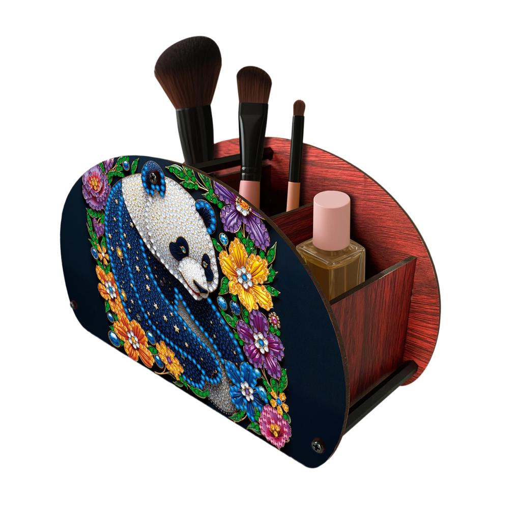 Diamond Painting Organizer Case Handmade Storage Holder Case Makeup Brush Storage Box for Adult Birthday Presents Craft Kit