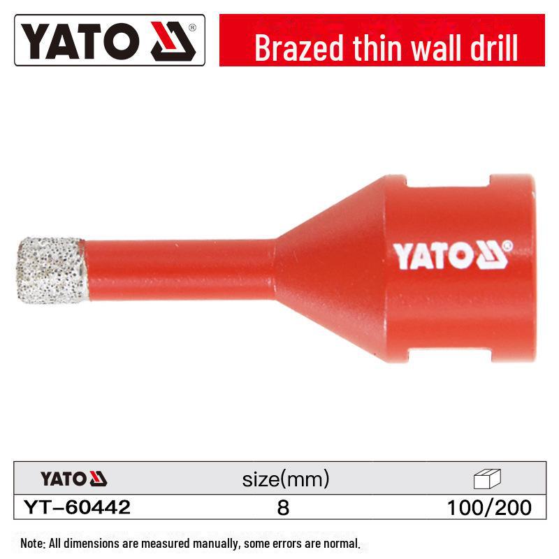 YATO Diamond Laser Drill for Glass, Tile, Marble, and Concrete