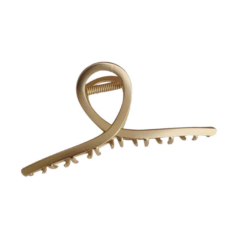 Premium Metal Shark Hair Clip for Women - Large Summer Headdress Hairpin, Unique Design