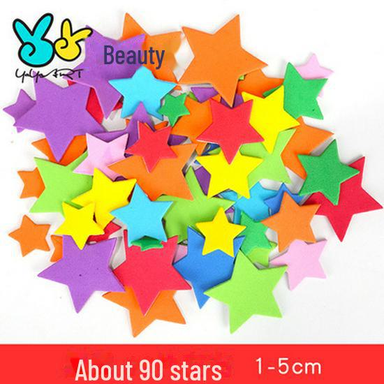 

Геометрический узор EVA DIY пенопластовые наклейки для детей Star звезда