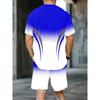 Comfortable and Breathable Men's 1983 Badge Printed Sports Set
