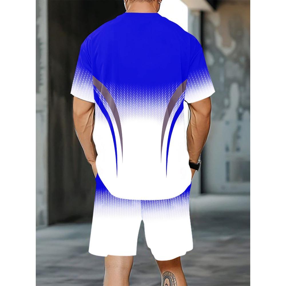 Comfortable and Breathable Men's 1983 Badge Printed Sports Set
