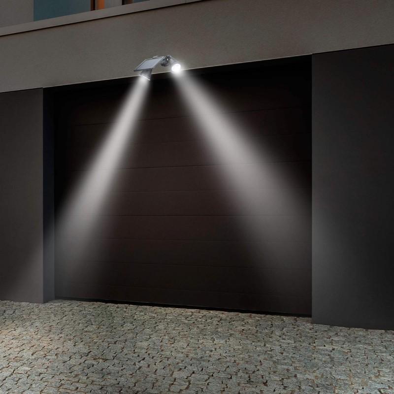 L450 - Double LED Solar Projector - 400 Lumens - 4000mah Battery - Ip44 - Outdoor