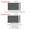 Universal Retractable Pet Gate Multifunctional Child Barrier Fences No-Drill Pet Door  Cat/Dog