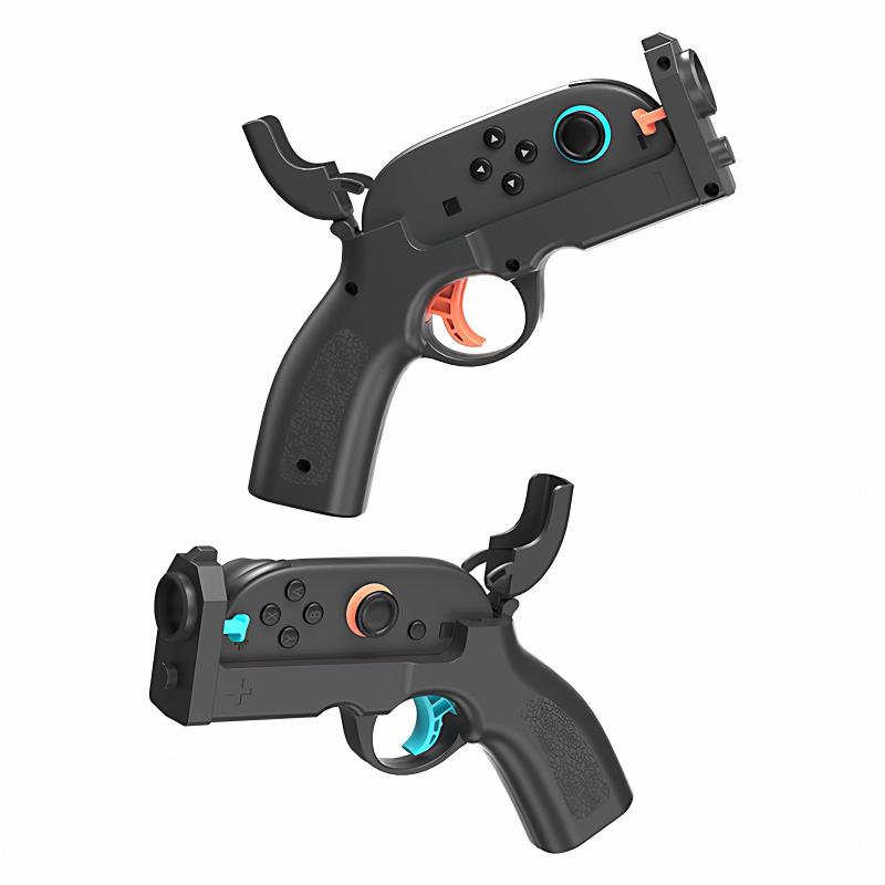 2 Stück Somatosensorische Gaming-Pistole Joypad-Pistolenhalterung Handgriff Feuerpistolen-Controller für Nintendo Switch2 Joy-Con Links Rechts Halterung